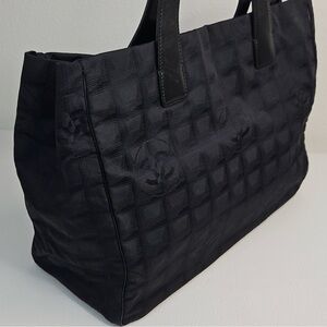 Authentic Chanel Travel Ligne Nylon Tote